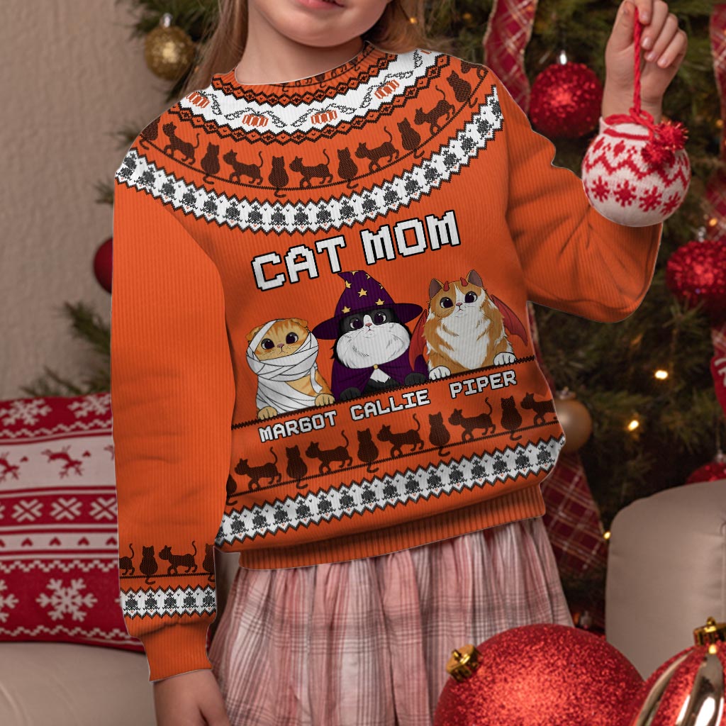 Maman Chat - Pull moche personnalisé pour chat