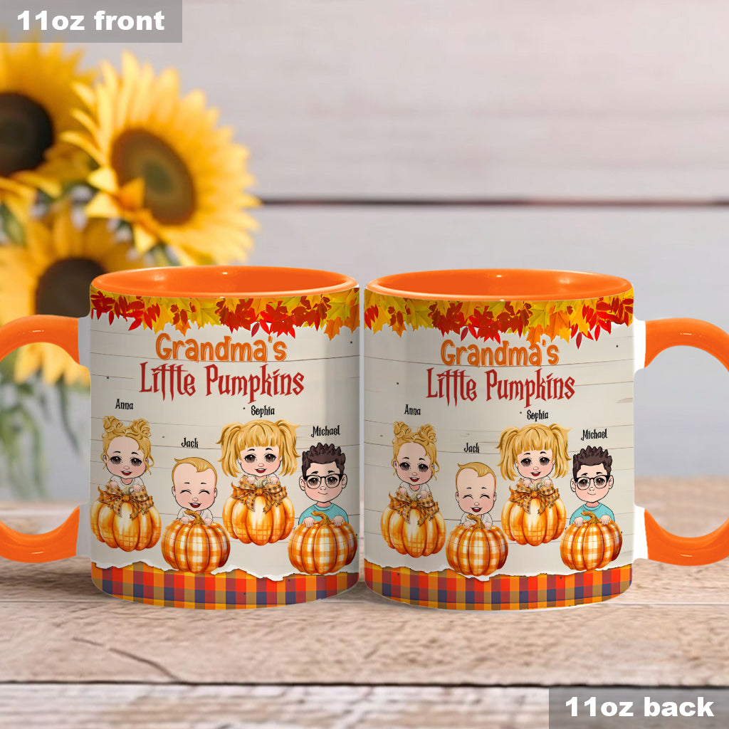 Les petites citrouilles de grand-mère - Mug personnalisé pour grand-mère