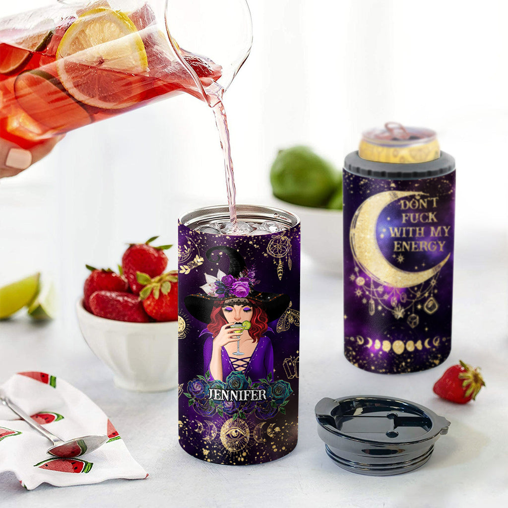 Don't F With My Energy - Personalized Witch Can Cooler