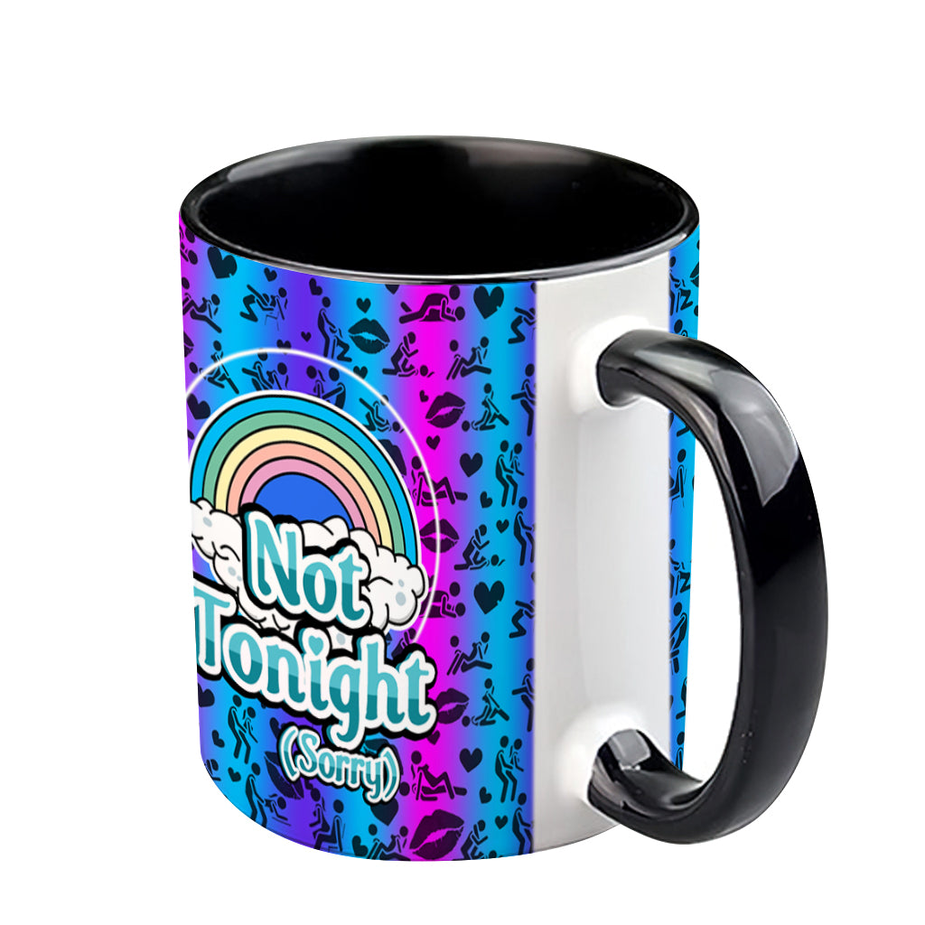 Heute Abend Who Hoo - Personalisierte Tasse für Paare