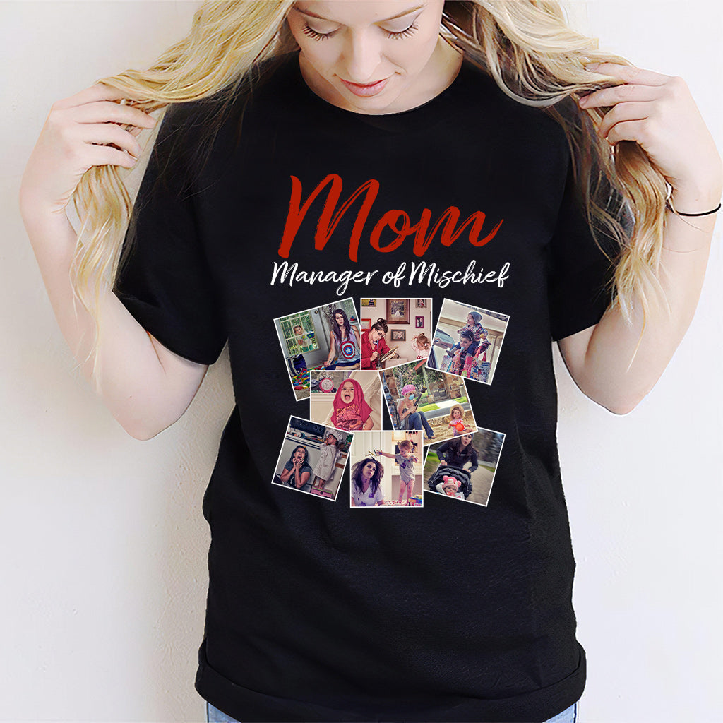 Mom Manager Of Mischief - Personalized Mother T-shirt And Hoodie