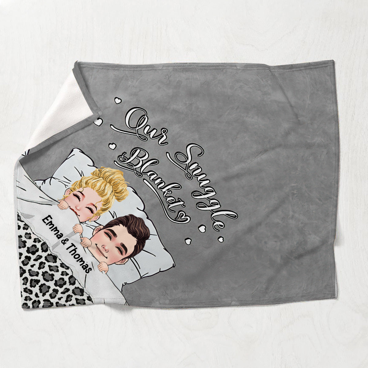 Our Snuggle Blanket - Personalized Couple Blanket