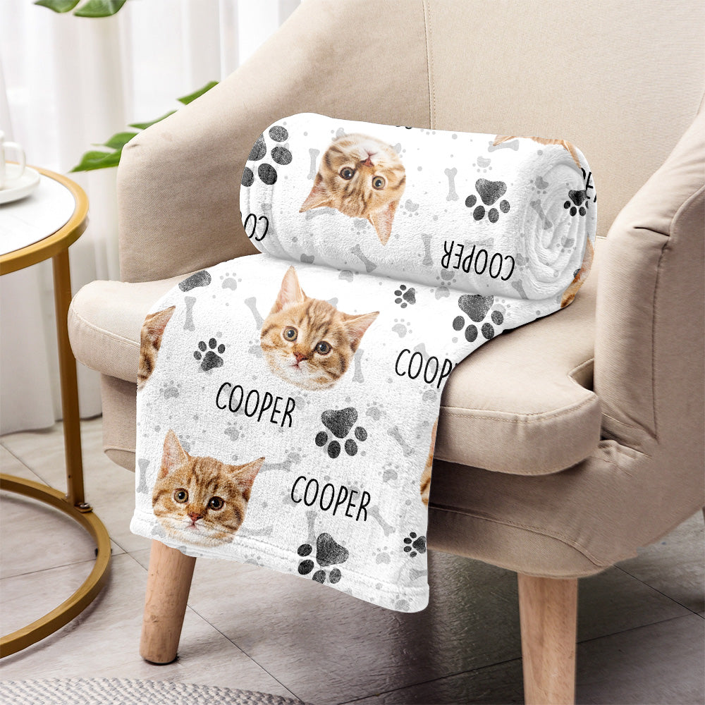 Couverture pour chat personnalisée à motifs colorés