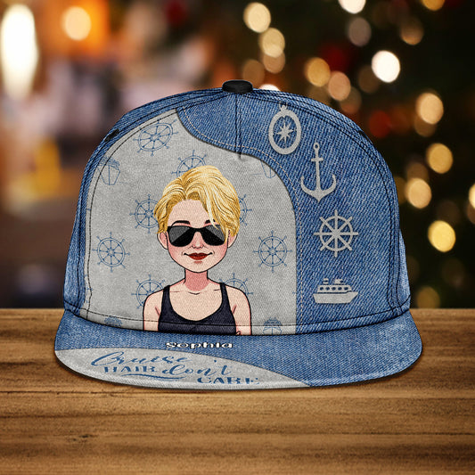 Kreuzfahrt-Frisur egal - Personalisierter Kreuzfahrt-Snapback