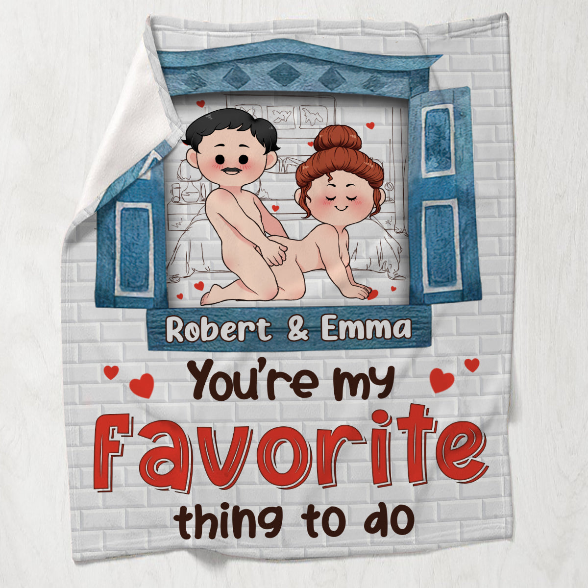You’re My Favorite - Personalized Couple Blanket