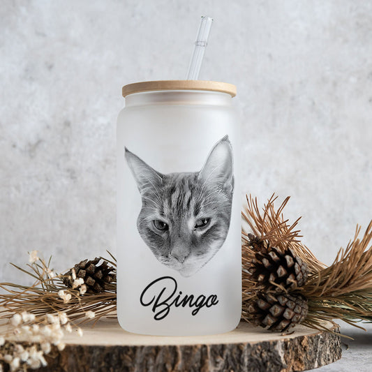 Alles schmeckt besser – Geschenk für Katzen- und Hundeliebhaber – Personalisiertes Dosenglas