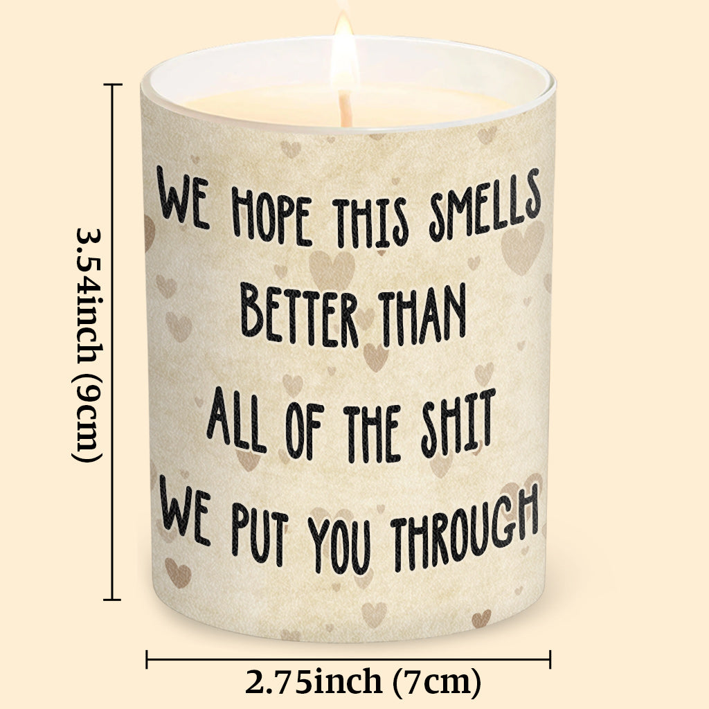 Hope This Smells Better - Personalized Mother Candle With Wooden Lid