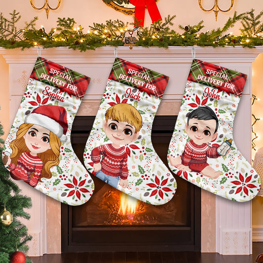 Familienstrümpfe – Personalisierte Weihnachtsstrümpfe für die Familie