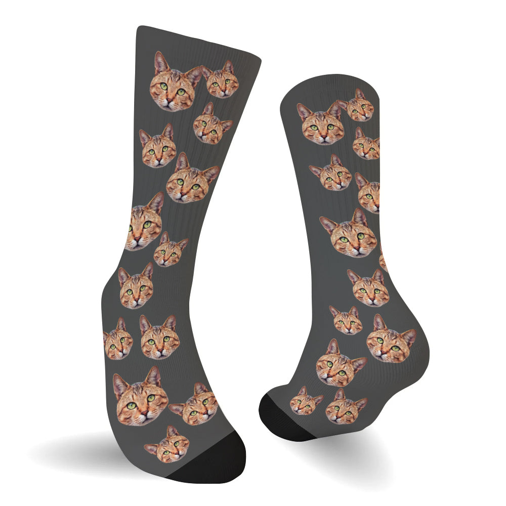 Individuell gestaltete Katzensocken