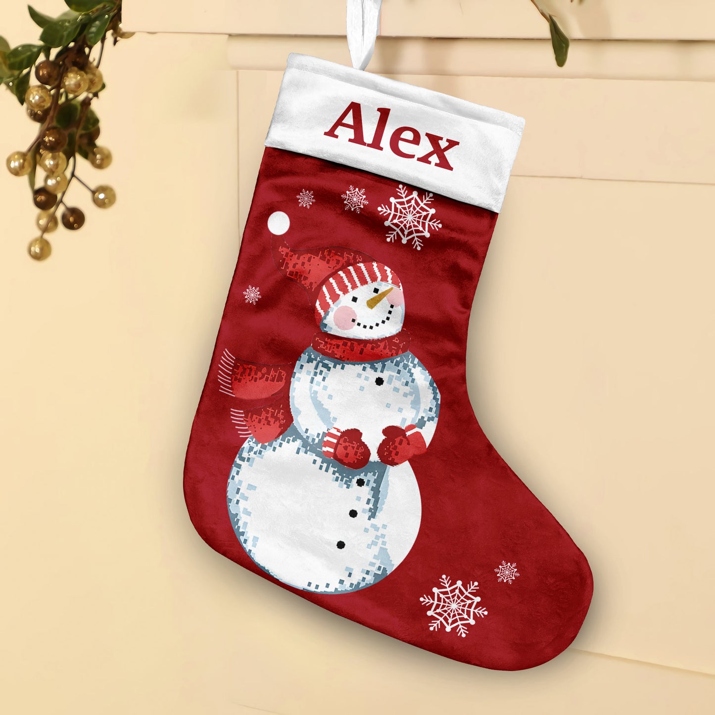 Joyeux Noël - Chaussettes de Noël personnalisées pour toute la famille