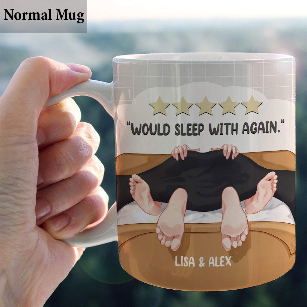 Would Sleep With Again - Personalized Couple Mug