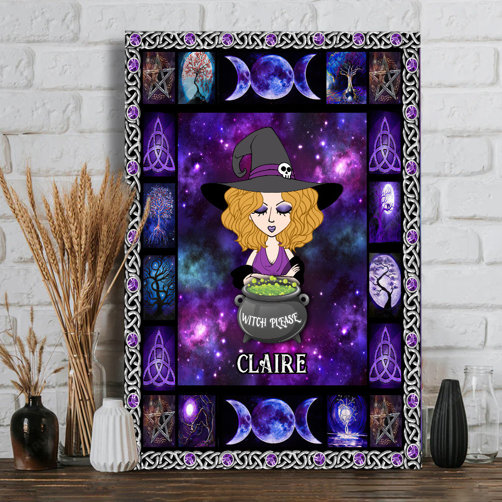 Witch Please - Personalized Witch Canvas And Poster