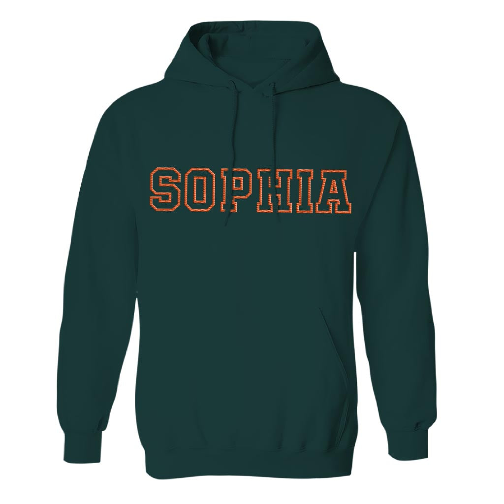 Personalisierter Hoodie mit Stickerei – bestickt mit dem Namen Ihrer besten Freundin