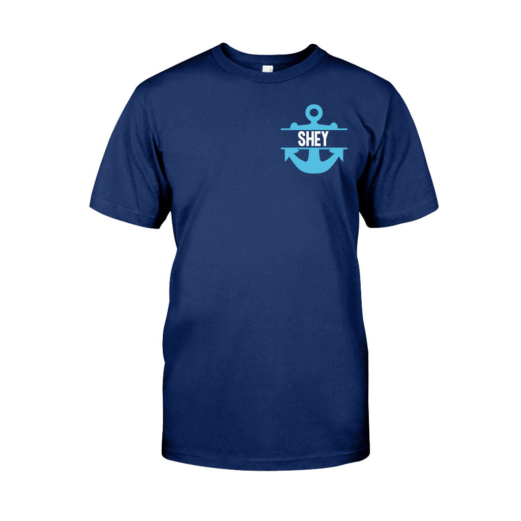 Ich liebe es, wenn wir zusammen auf Kreuzfahrt gehen – personalisiertes Kreuzfahrt-T-Shirt und Hoodie