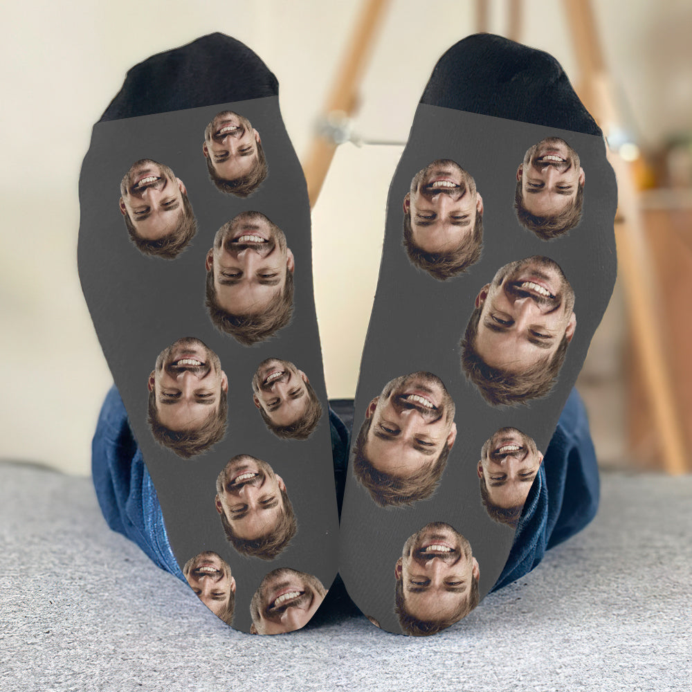 Individuell gestaltete Socken für Stiefväter
