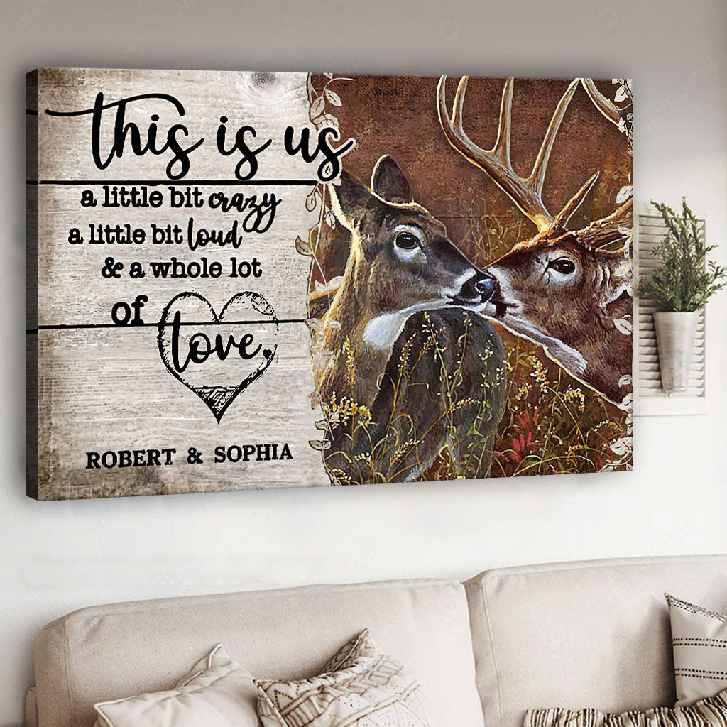 Das sind wir – Personalisierte Jagd-Leinwand und Poster