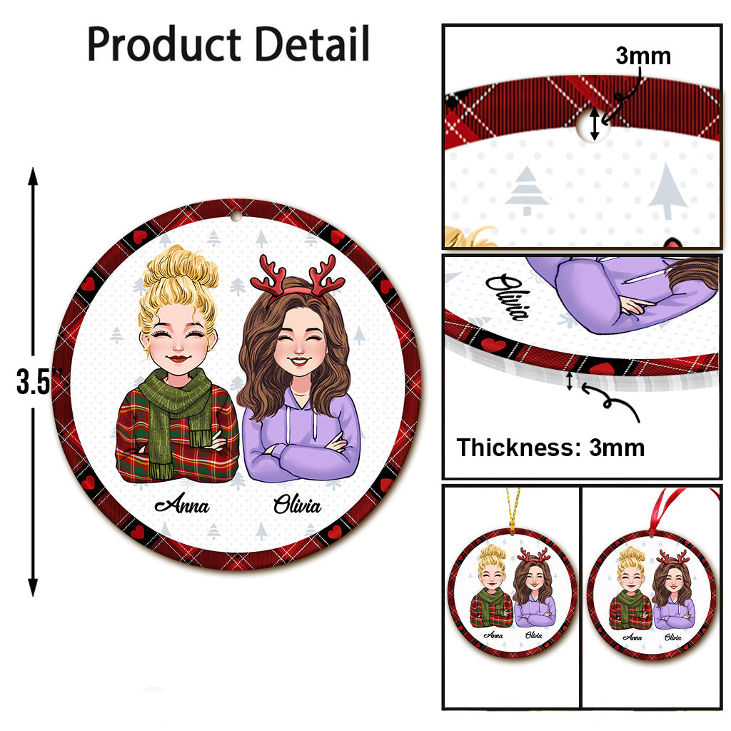 A Job Made Us Coworkers - Personalized Colleague Ornament