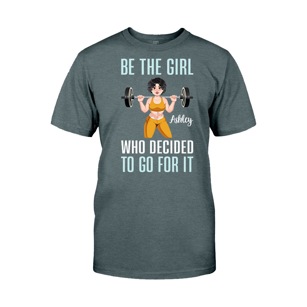 Sie hat sich dazu entschlossen, es zu wagen – personalisiertes Fitness-T-Shirt und Hoodie