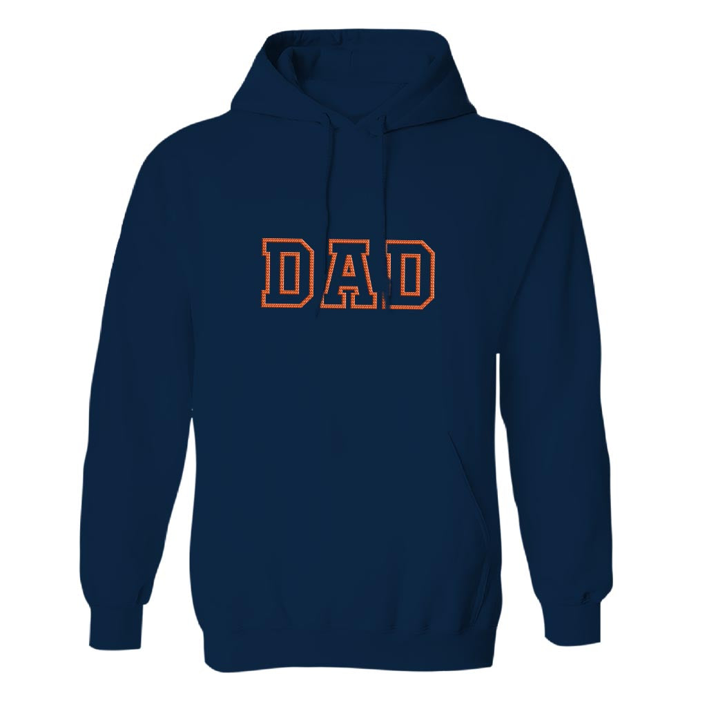 Custom Name - Personalized Father Embroidered Hoodie