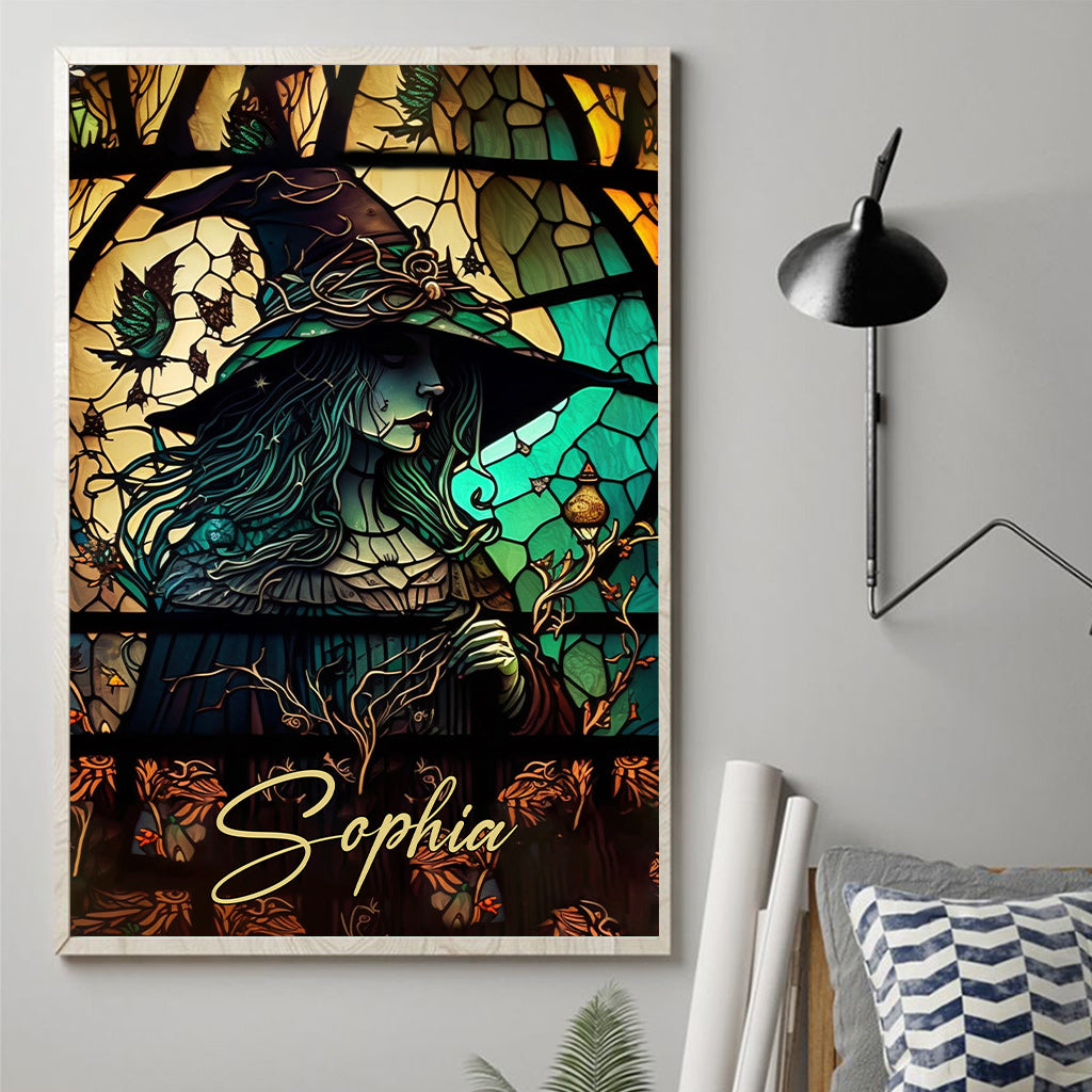 Mysterious Witch - Personalized Witch Canvas And Poster