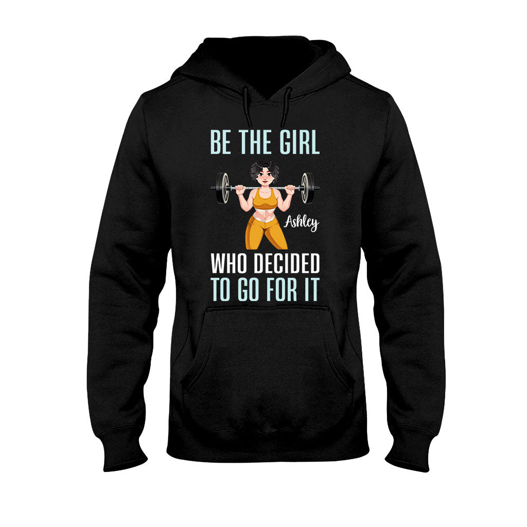 Sie hat sich dazu entschlossen, es zu wagen – personalisiertes Fitness-T-Shirt und Hoodie