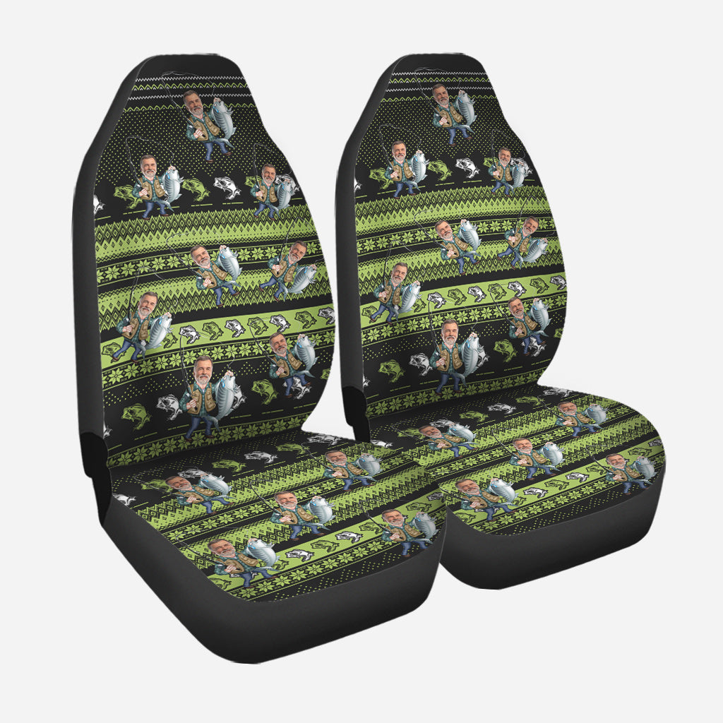 Love Fishing - Personalized Fishing Seat Covers