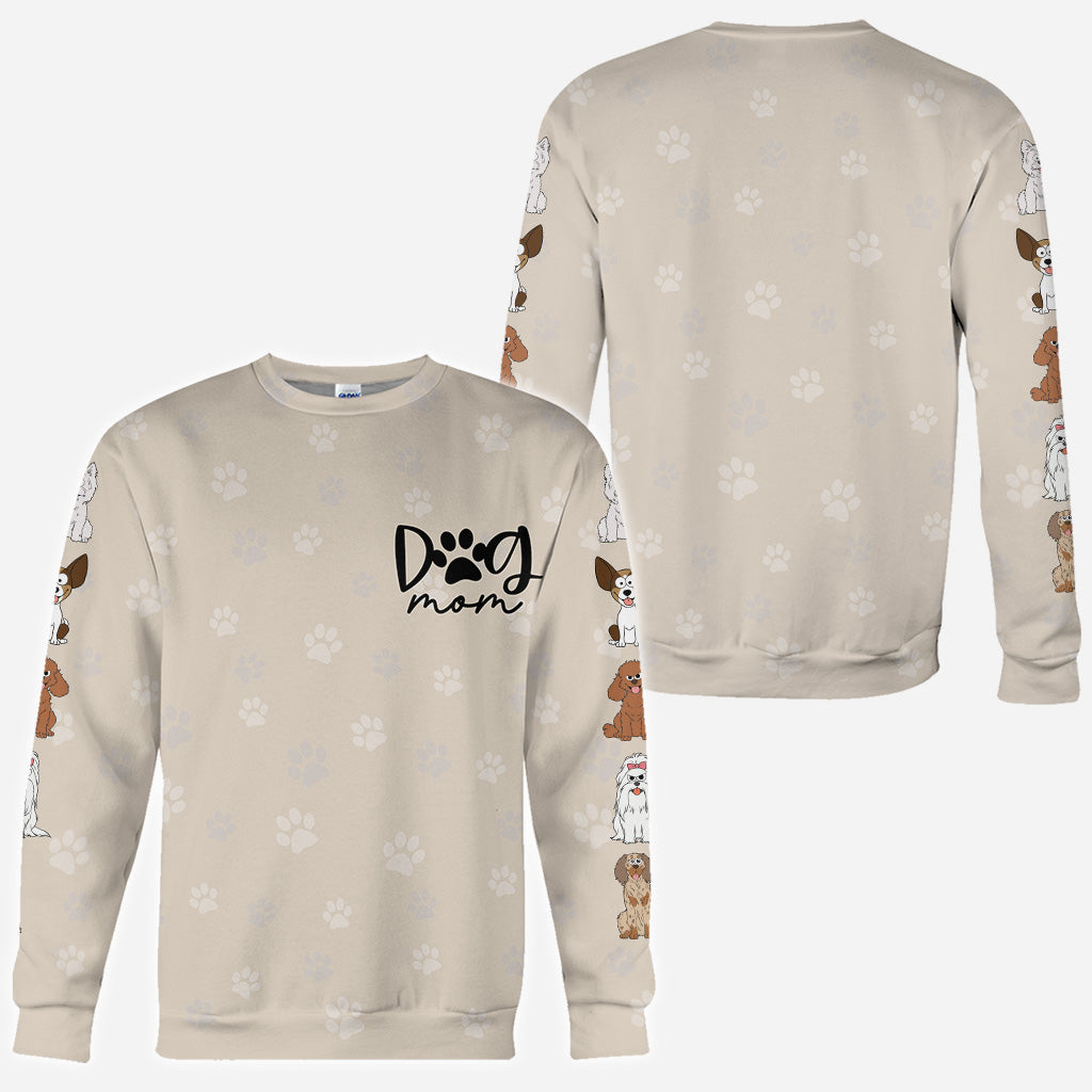 Hundemama/Katzenmama/Fellmama/Hundepapa/Katzenpapa... - Personalisiertes T-Shirt mit Hundemotiv