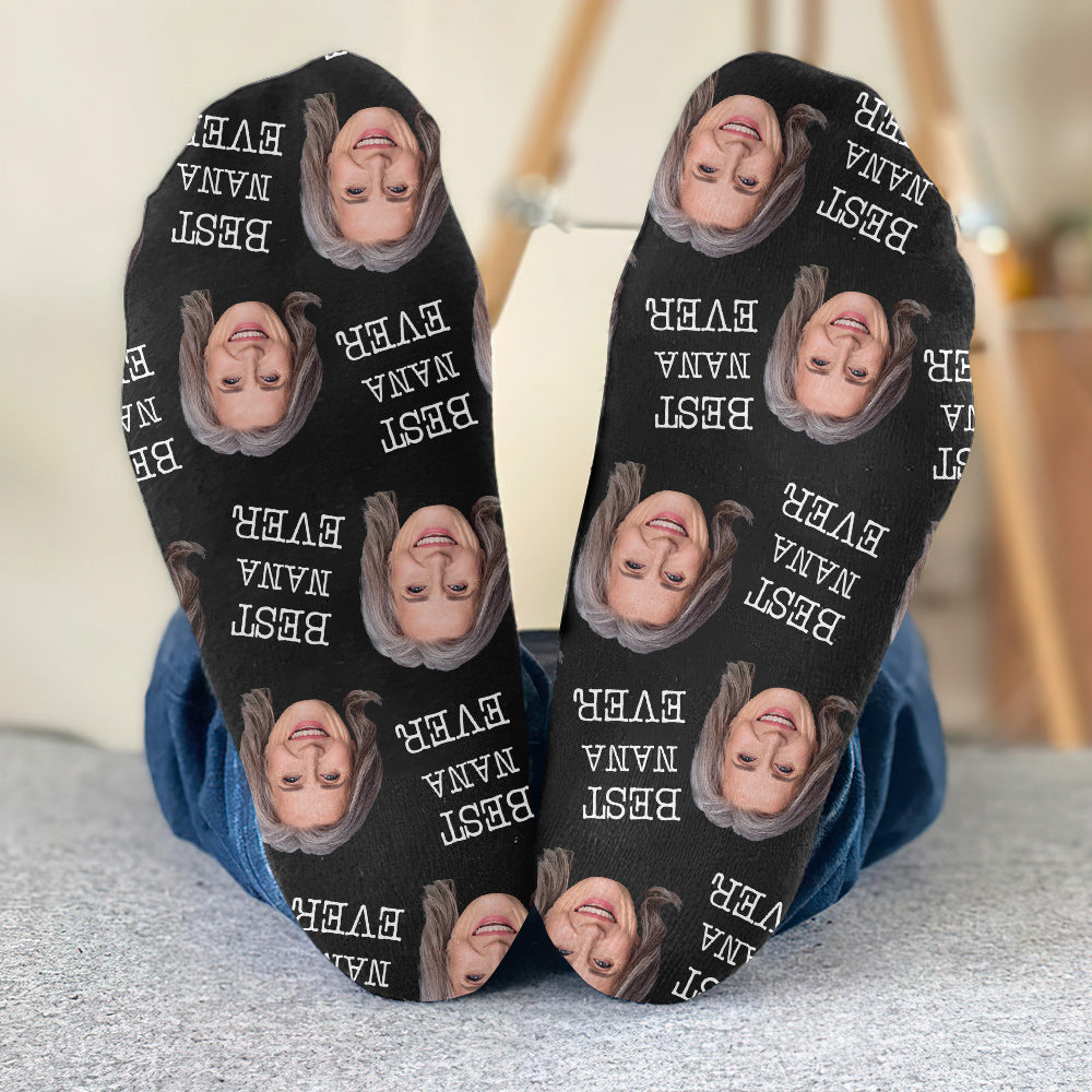 Chaussettes personnalisées pour grand-mère