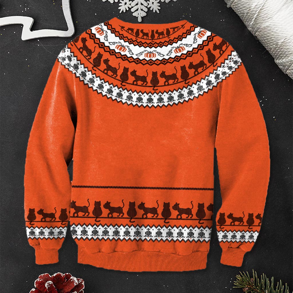 Maman Chat - Pull moche personnalisé pour chat