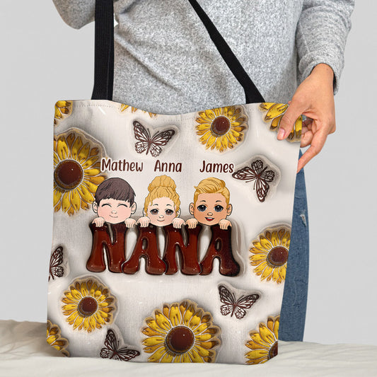Meilleure grand-mère/mamie/mémé du monde - Cadeau pour grand-mère - Sac fourre-tout personnalisé
