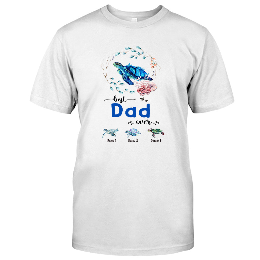 Best Nana Ever - Turtle gift for grandma, grandpa, mom, dad, uncle, aunt - Personalized T-shirt And Hoodie