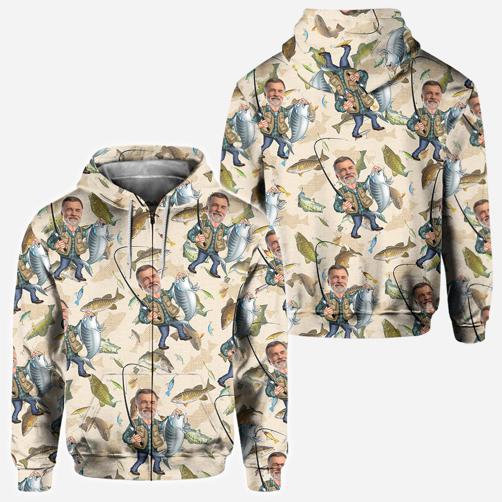 Lustiges Angel-Shirt mit Foto – Personalisiertes Angel-Shirt