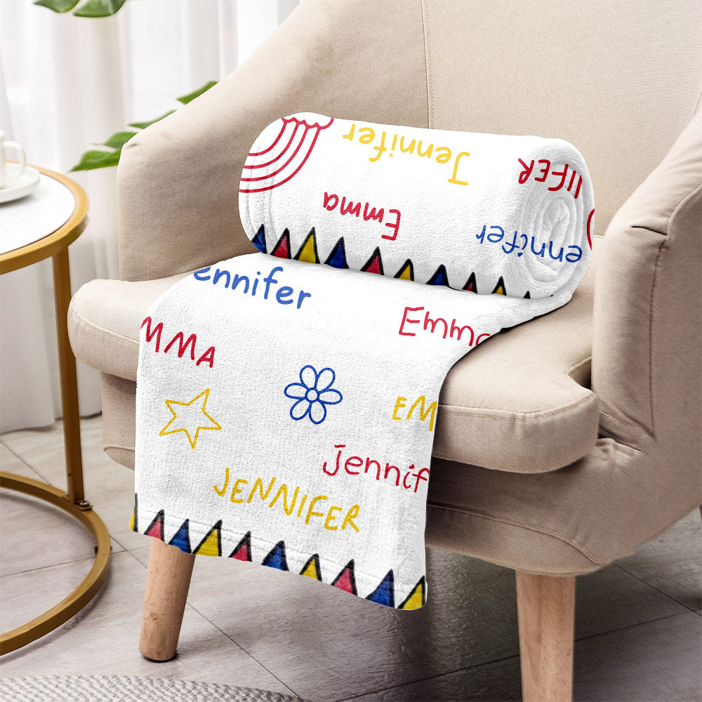 Für immer beste Freundinnen – Geschenk für Freunde – Personalisierte Decke