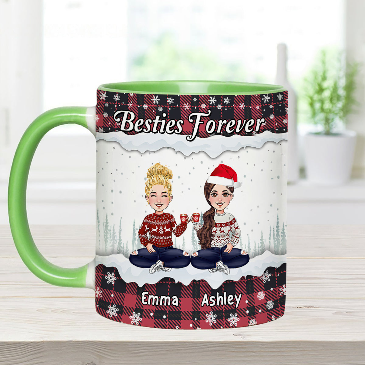 Meilleures amies pour toujours - Mug personnalisé « Meilleure amie »
