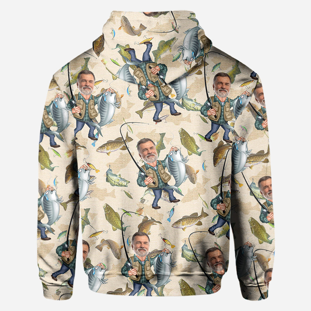 Lustiges Angel-Shirt mit Foto – Personalisiertes Angel-Shirt