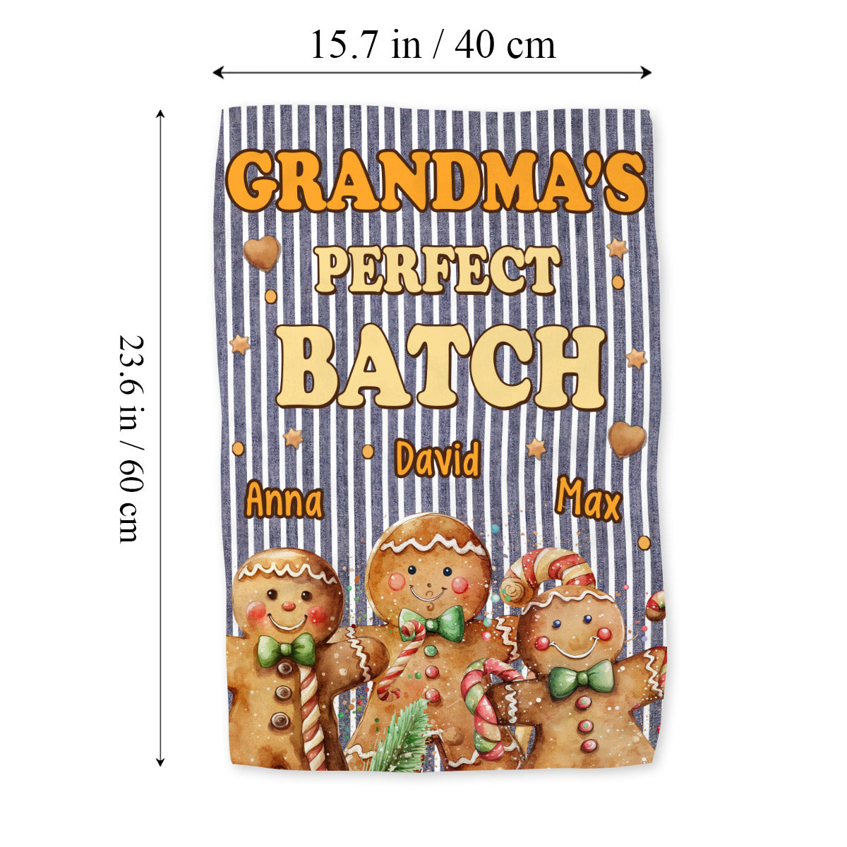 Grandma's Perfect Batch - Gift for grandma, mom - Personalized Towel