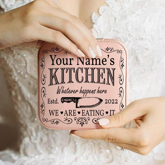 Quoi qu'il arrive, on le mange ! - Boîte à bijoux de cuisine personnalisée