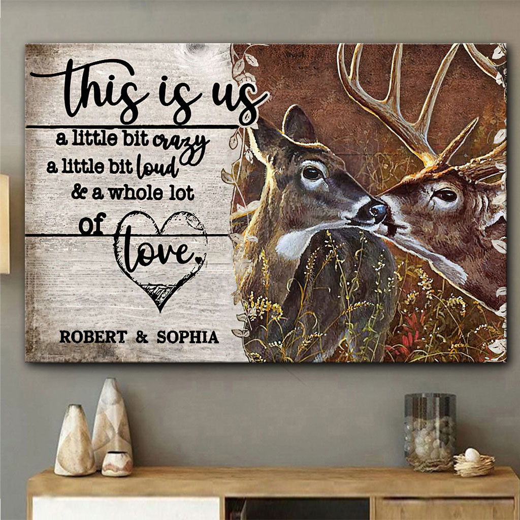Das sind wir – Personalisierte Jagd-Leinwand und Poster