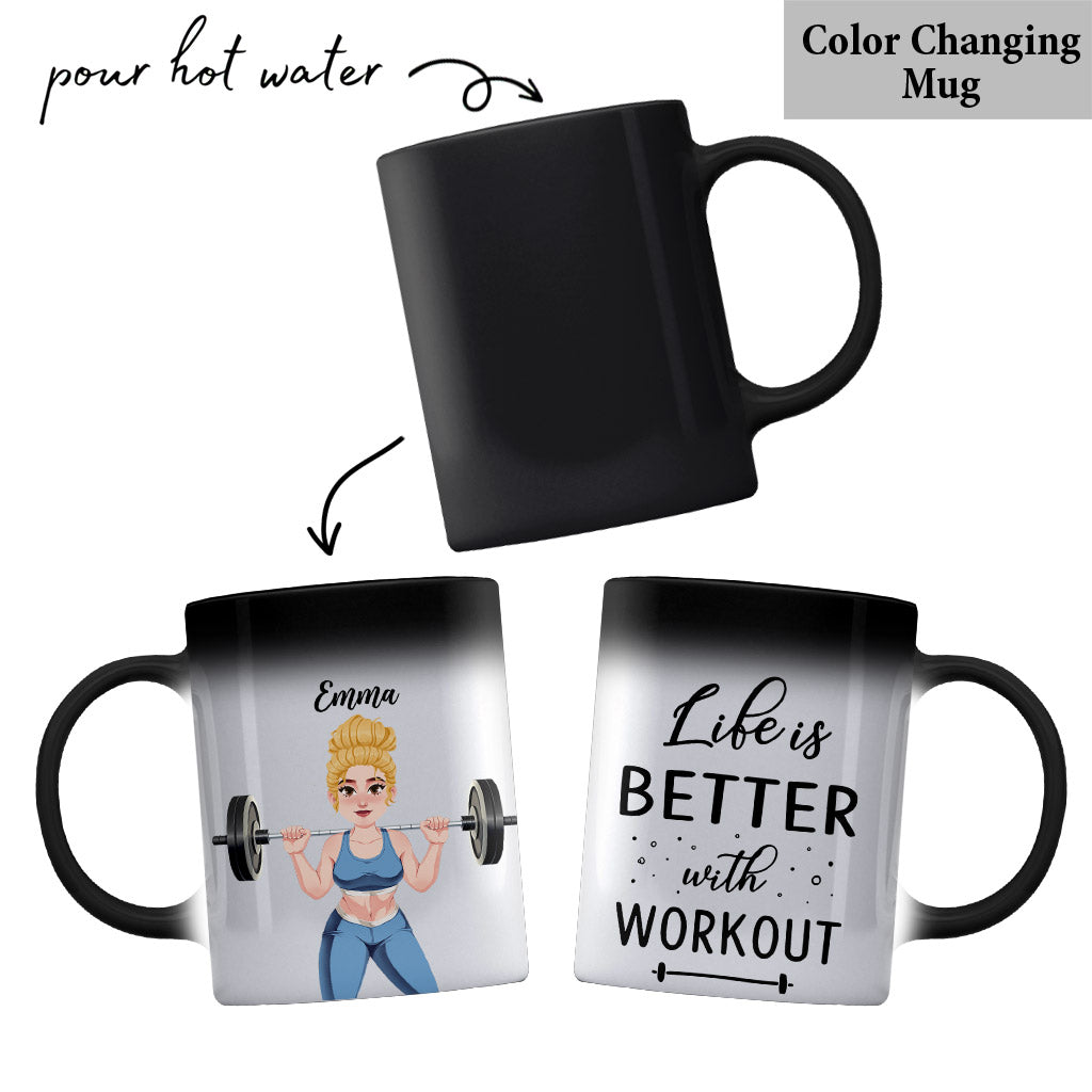 Das Leben ist besser mit Sport – personalisierter Fitnessbecher