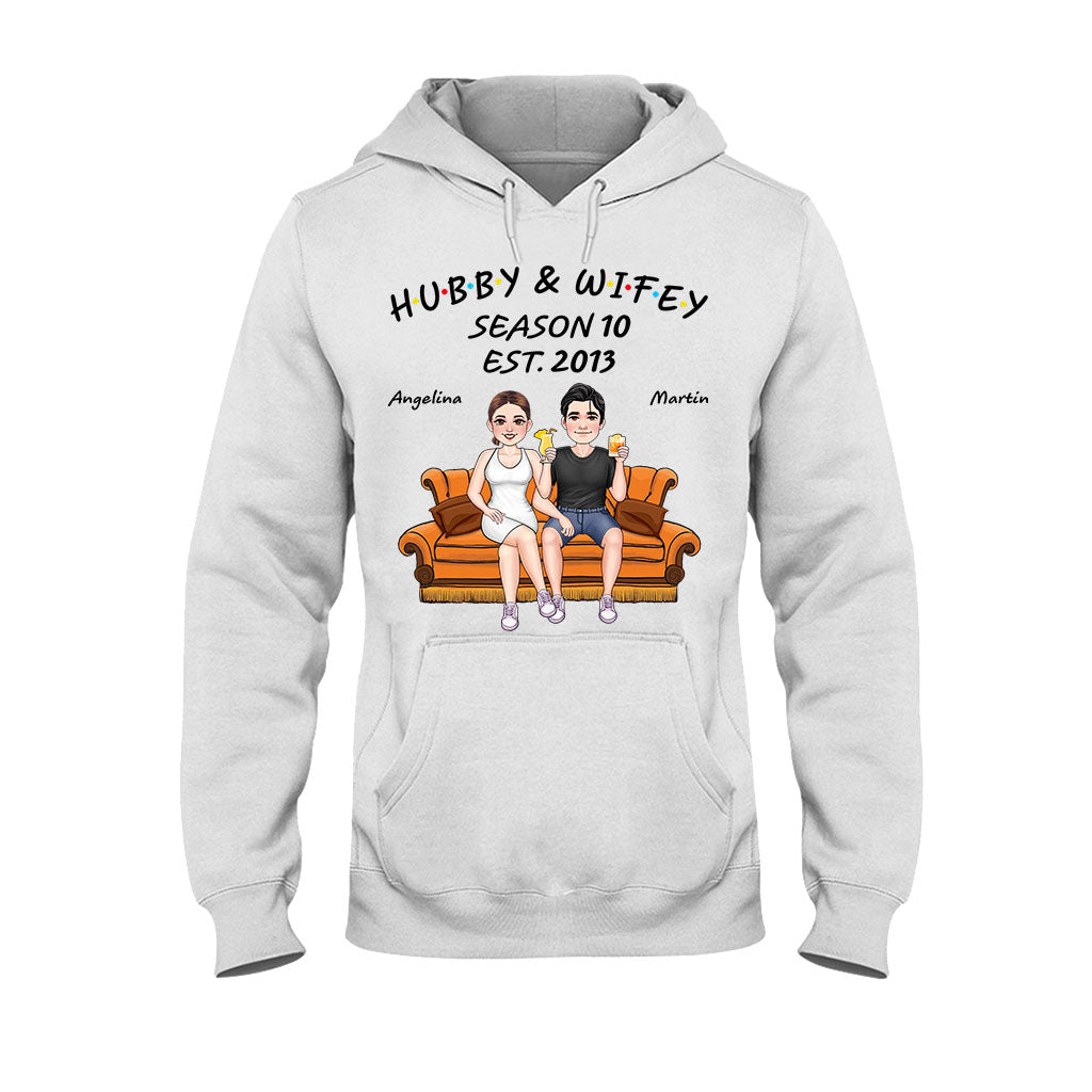 Hubby And Wifey - Personalized Husband And Wife T-shirt And Hoodie