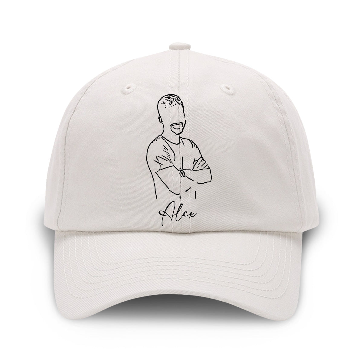 Casquette classique brodée personnalisée avec photo - Oncle