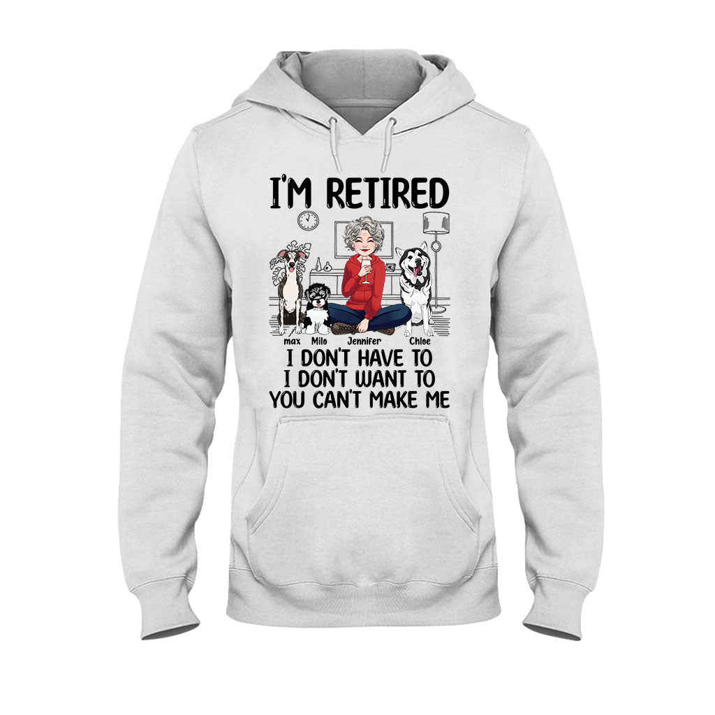 Ich bin im Ruhestand – Personalisiertes Rentner-T-Shirt & Hoodie