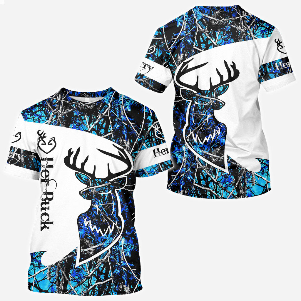 His Buck Her Doe - Personalized Hunting All Over Shirt