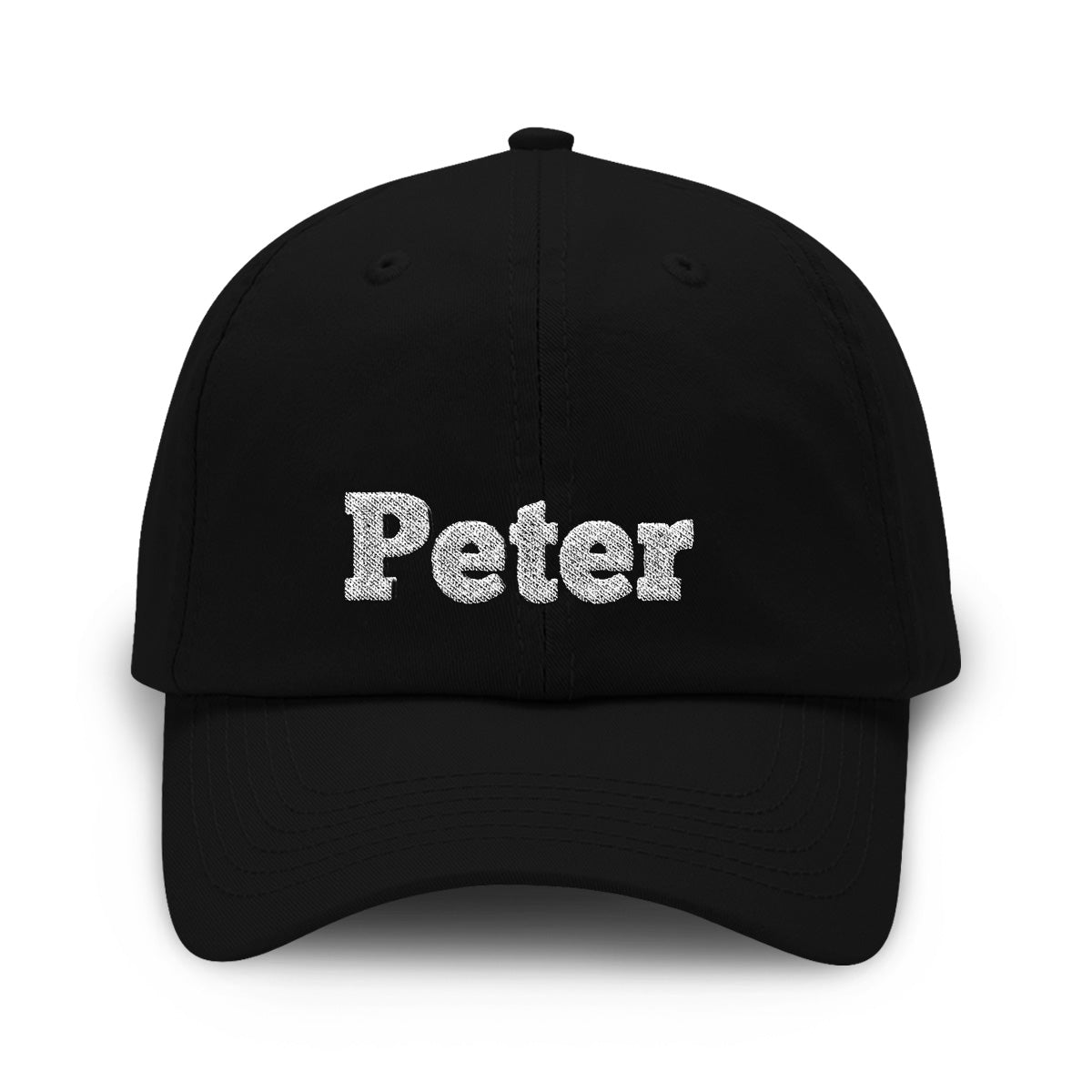Casquette classique brodée personnalisée avec nom - Nom personnalisé pour fils