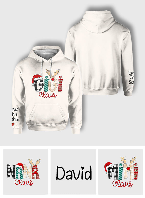 T-shirt personnalisé Gigi Claus - Grand-mère