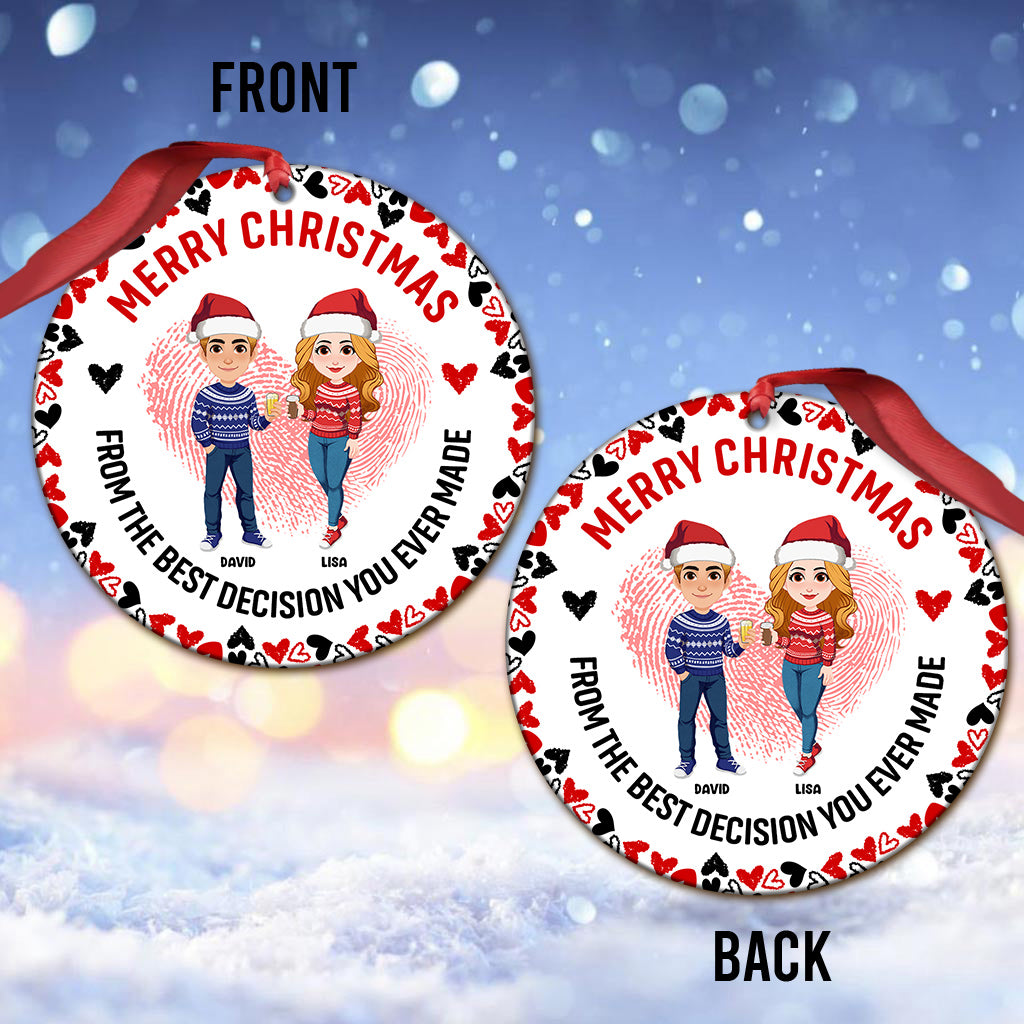You Are My Favorite Everything - Personalized Couple Ornament