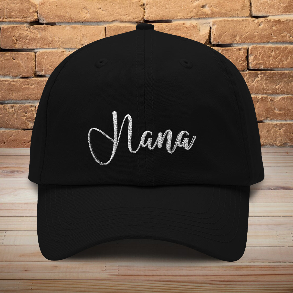 Casquette classique brodée personnalisée avec nom pour grand-mère
