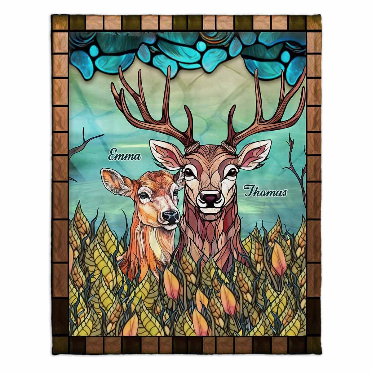 Du und ich, wir schaffen das – Personalisierte Jagddecke