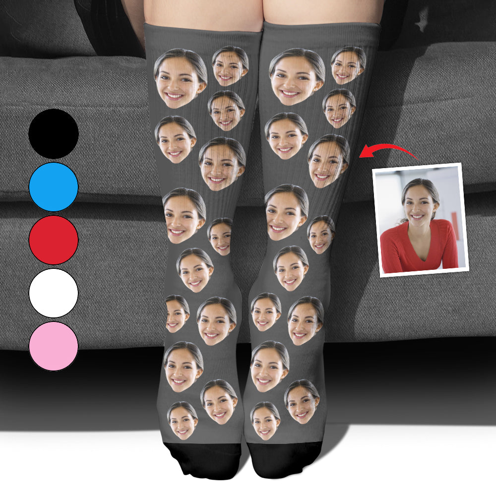 Individuell gestaltete Socken für Tanten