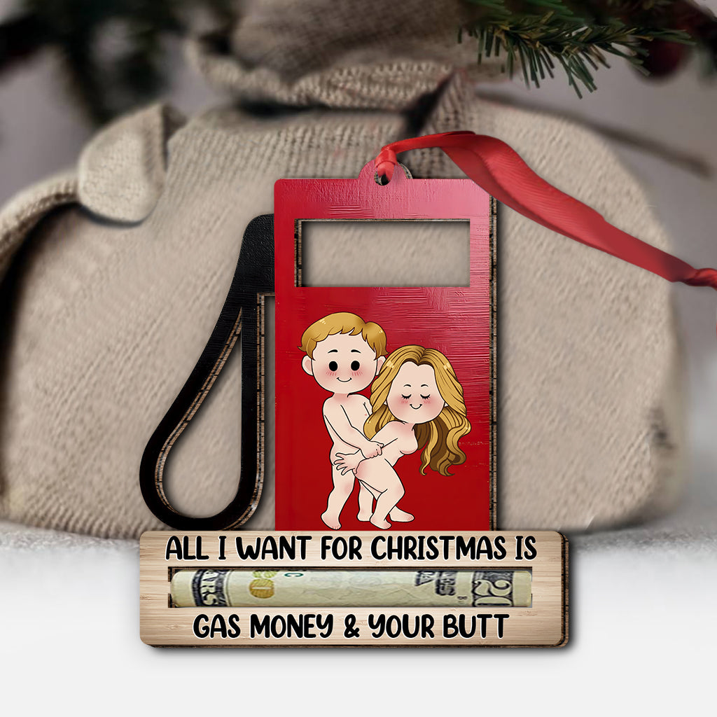 All I Want For Christmas - gift for husband, boyfriend, wife, girlfriend - Personalized Ornament
